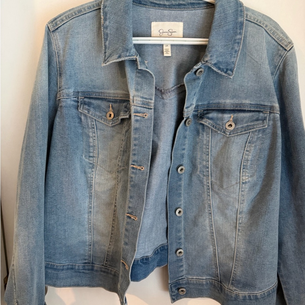 Jessica Simpson Light Blue Jean Jacket